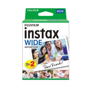 01 Instax wide x 20 Borde Blanco